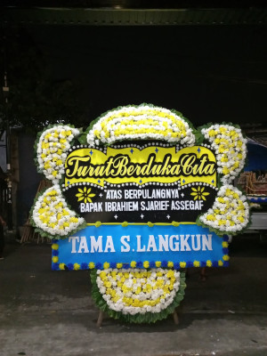 Papan Bunga Duka di Eris